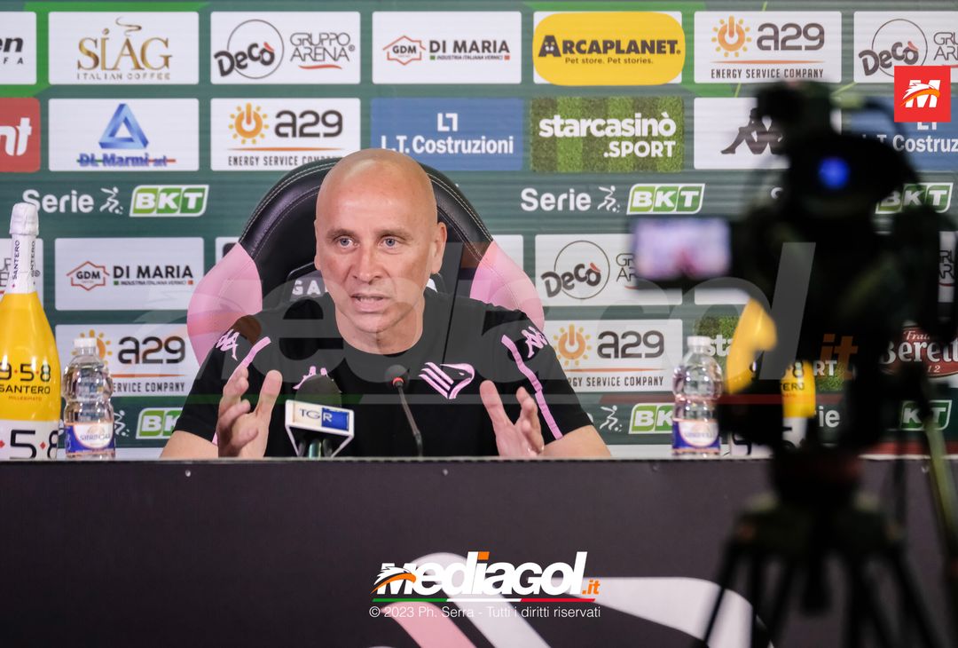 FOTO PALERMO, verso la Spal: Mister Eugenio Corini in conferenza stampa (GALLERY) - immagine 9
