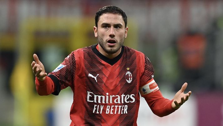 Davide Calabria AC Milan Milan-Fiorentina 1-0 Serie A 2023-2024