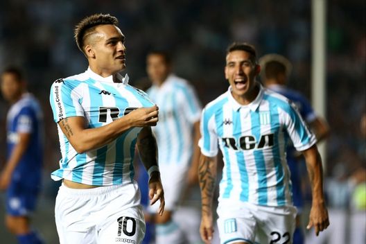 Lautaro Martinez con il Racing