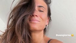 Carolina, buongiorno sexy suoi social. Lady Cassano sorridente e in super forma
