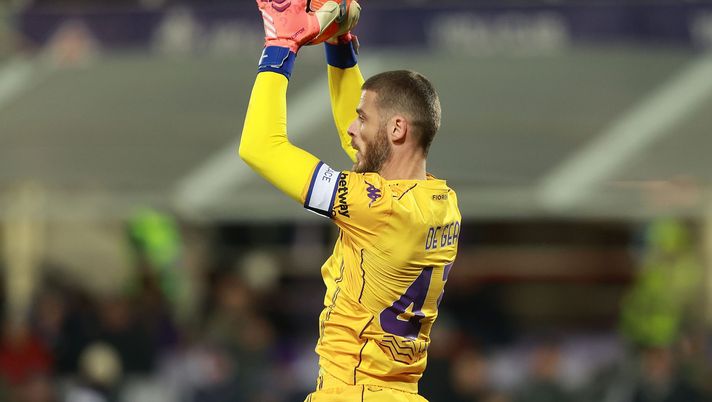 FLORENCE, ITALY - DECEMBER 21: David de Gea goalkeeper of ACF Fiorentina in action during the Serie A match between ACF Fiorentina and Udinese Calcio at Artemio Franchi on December 21, 2025 in Florence, Italy. (Photo by Gabriele Maltinti/Getty Images) De Gea: “Non abbiamo i punti che meritiamo, ma li faremo un passettino per volta” - immagine 1
