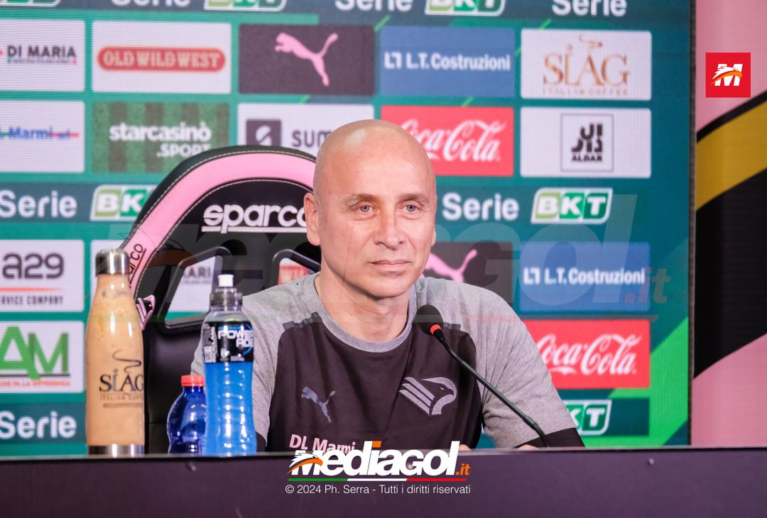 FOTO PALERMO, verso il Como: Corini in sala stampa (GALLERY) - immagine 13