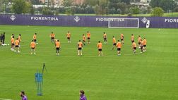 VIDEO VN – In campo al Viola Park, torello per i giocatori della Fiorentina