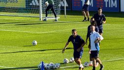 FOTO VN – Piccoli, Kean e Nicolussi: i tre violazzurri al lavoro a Coverciano