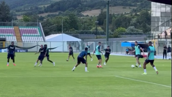 Inizia il ritiro di Castel di Sangro, primo allenamento pomeridiano per gli azzurri