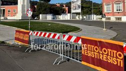 Roma, l’ironia dei tifosi giallorossi. Spuntano gli striscioni pro Lotito