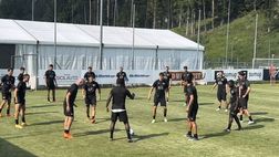 VIDEO Ritiro Palermo, inizia la seduta pomeridiana: torello per i rosanero a Ronzone