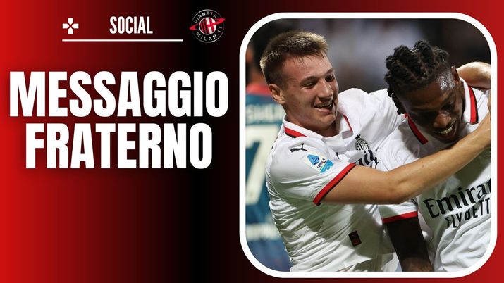 esultanza gol Rafael Leao AC Milan Cagliari-Milan 3-3 Serie A 2024-2025