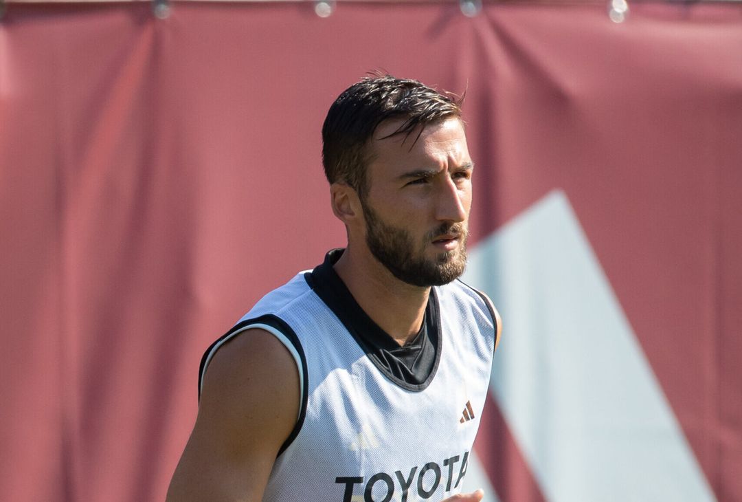 Roma, allenamento mattutino a Trigoria in vista dell’Hellas Verona – FOTO GALLERY - immagine 38