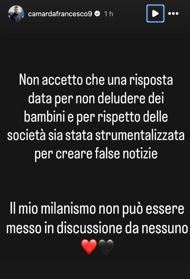Camarda : “Parole sull’Inter? Risposta strumentalizzata per creare false notizie”- immagine 3