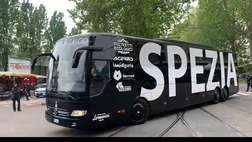 Video – Torino-Spezia: l’arrivo del pullman dei liguri allo stadio