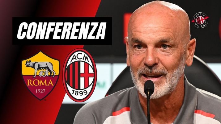 Conferenza stampa Pioli AC Milan Roma-Milan Serie A 2023-2024