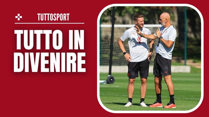 Stefano Pioli (allenatore AC Milan) con Ignazio Abate, tecnico della Primavera | Milan News (Getty Images) Pioli Abate AC Milan