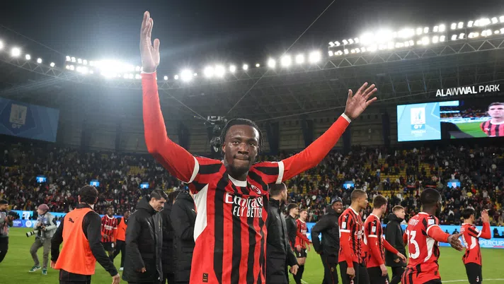 Tammy Abraham AC Milan Juventus-Milan 1-2 Supercoppa Italiana