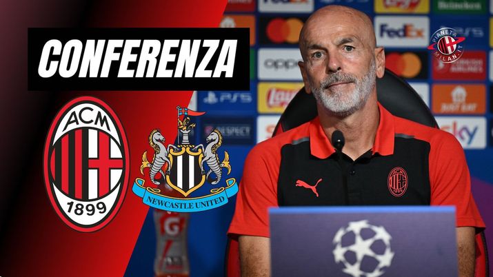 Conferenza stampa Pioli AC Milan Milan-Newcastle Champions League 2023-2024