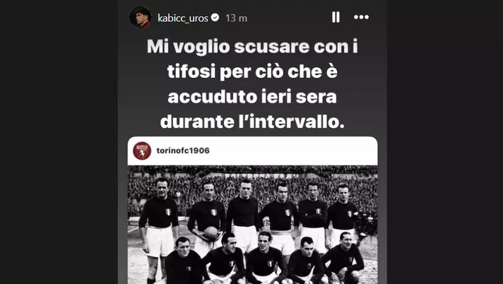 Torino, Kabic: “Mi voglio scusare con i tifosi per ciò che è accaduto ieri sera” - immagine 1