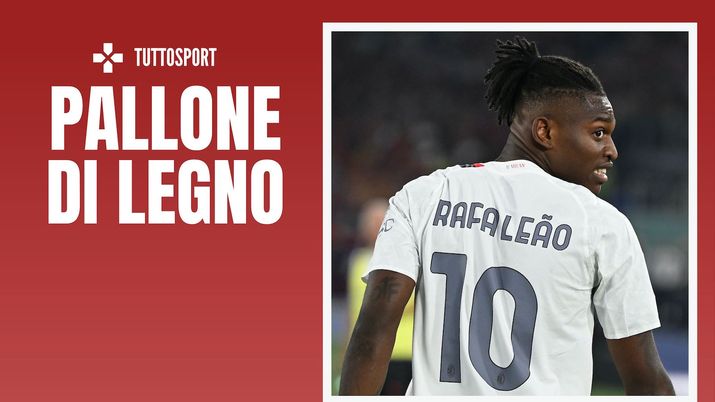 Rafael Leao AC Milan Roma-Milan 1-2 Serie A 2023-2024