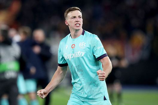 Roma, Italia - 19 marzo 2026: Lewis Ferguson del Bologna festeggia dopo la vittoria della sua squadra nel ritorno degli ottavi di finale di Europa League tra Bologna e Roma. (Foto di Paolo Bruno/Getty Images) Bologna-Lazio, dove vedere la sfida in diretta televisiva e streaming LIVE- immagine 5