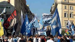 VIDEO – “Noi siamo i biancoblù…” / Lo spettacolo dei Laziali
