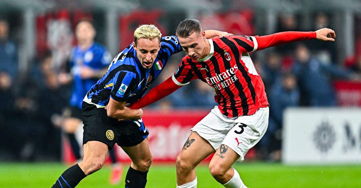 Milan Inter 1 1, al gol di Reijnders risponde quello di De Vrij: la cronaca