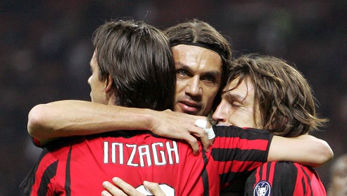 Inzaghi Maldini Pirlo Milan