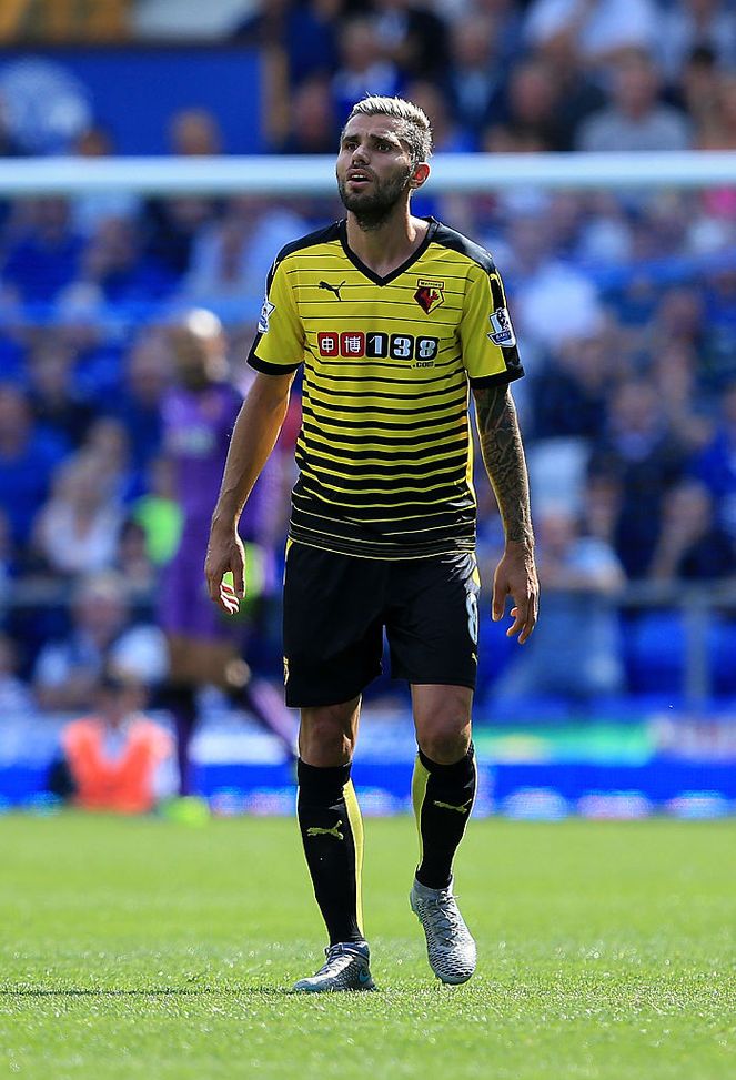 Liverpool, Inghilterra - 8 agosto 2015: Valon Behrami durante la partita contro l'Everton. (Foto di Jan Kruger/Getty Images) Valon Behrami torna al Watford: sarà il nuovo direttore sportivo del club- immagine 3