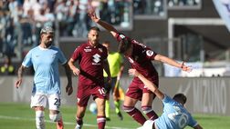 Lazio-Torino 3-3, le statistiche: i granata creano di più, manca la gestione