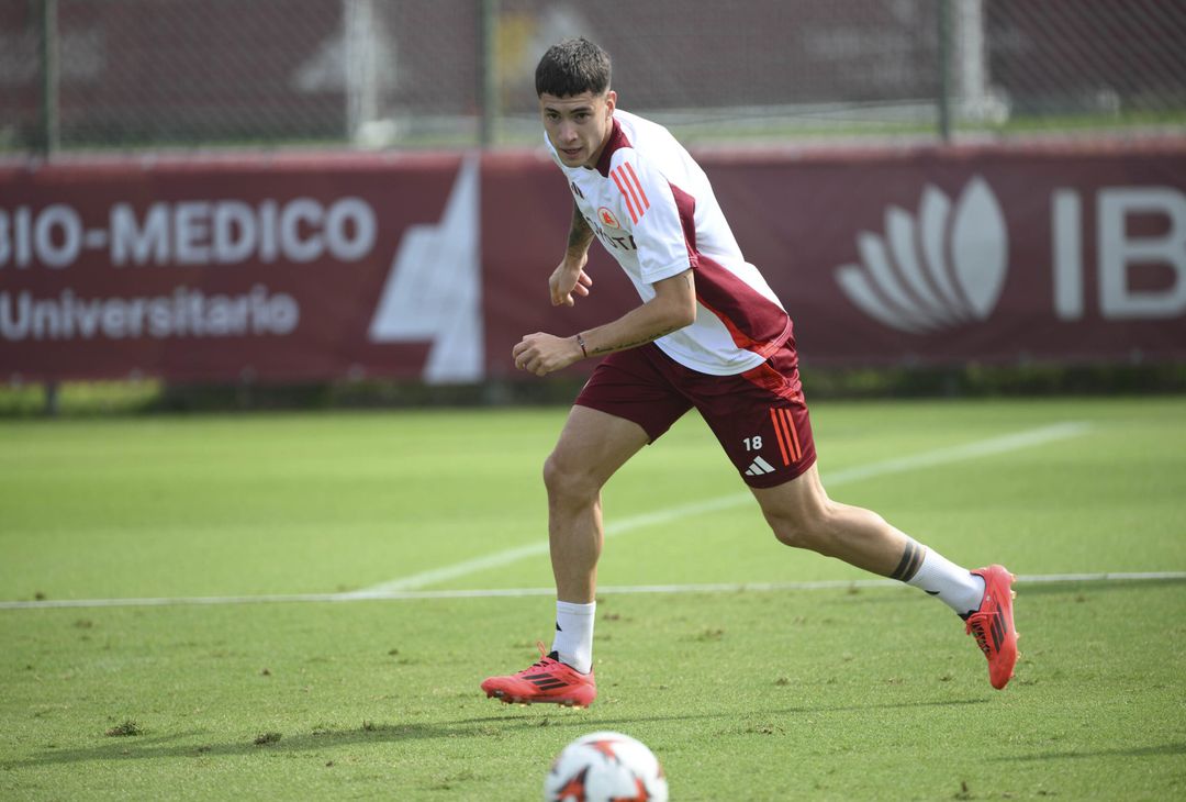 Roma, l’allenamento di oggi in vista dell’Athletic Bilbao – FOTO GALLERY - immagine 22