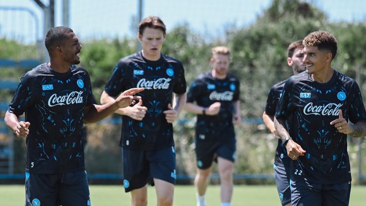 Primo allenamento in casa Napoli, Di Lorenzo: “Sarà una stagione lunga” – LA GALLERY - immagine 1