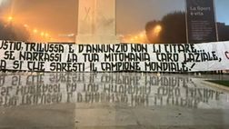 Curva Sud, striscione al Foro Italico: “Laziale in mitomania sei campione mondiale”