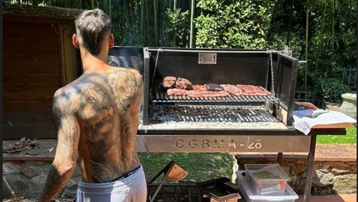 Domenica di relax, grigliata tutta argentina per Gonzalez e Quarta (FOTO) - immagine 1