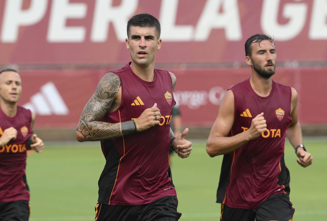 Raduno Roma, le immagini dei primi test fisici a Trigoria- FOTO GALLERY- immagine 1