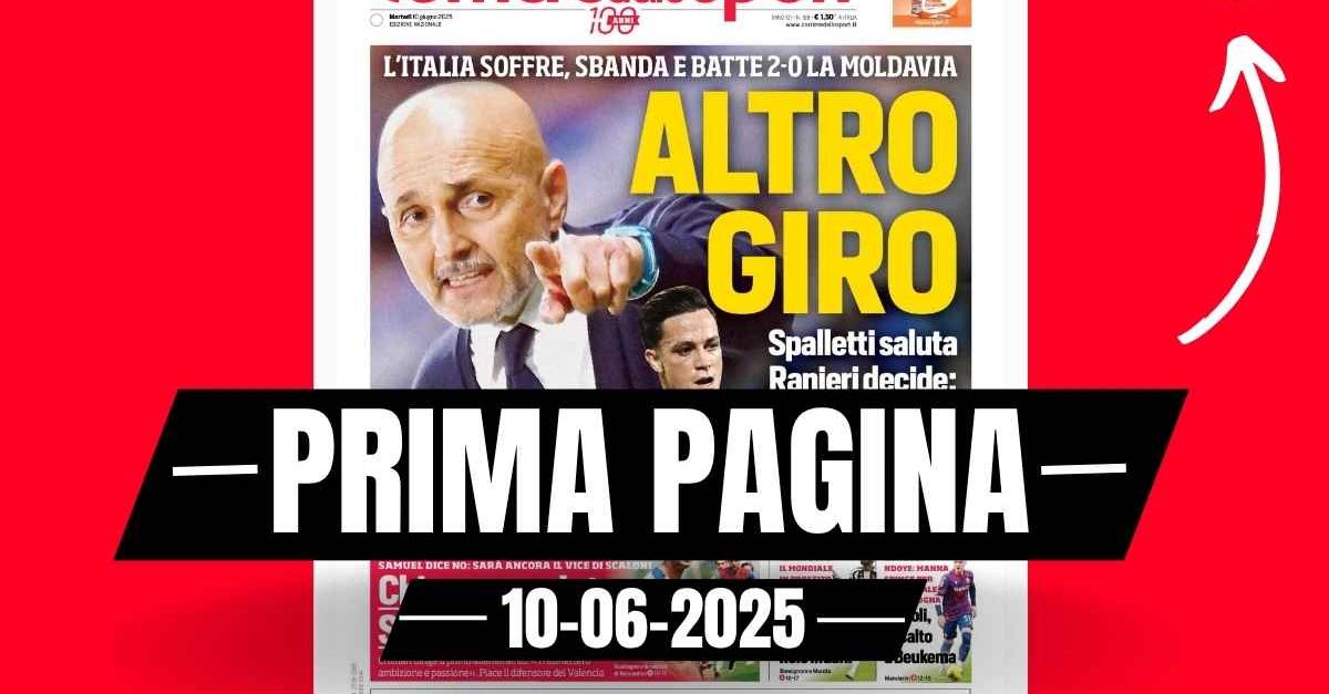 prima pagina corriere dello sport italia spalletti saluta ranieri decide