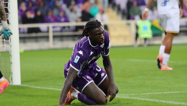 GERMOGLI PH: 2 NOVEMBRE 2025 FIRENZE STADIO ARTEMIO FRANCHI SERIE A FIORENTINA VS LECCE NELLA FOTO KEAN “Zona Kean”: è di questi tempi che l’anno scorso il bomber ha accelerato - immagine 1