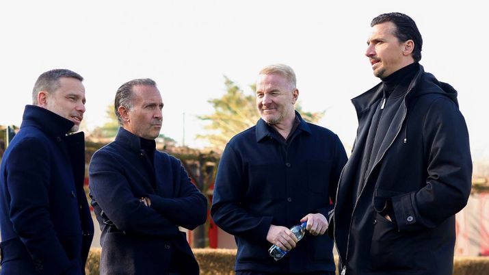 Giorgio Furlani, Gerry Cardinale, Igli Tare e Zlatan Ibrahimovic del Milan | AC Milan News (Getty Images) Dirigenza scarsa, squadra scarsa: l'equazione matematica del Milan