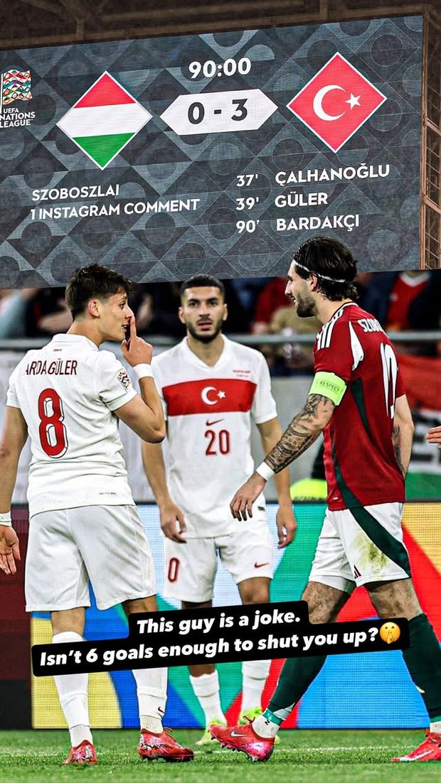 Arda Guler, rissa social con Szoboszlai: volano parole grosse! L’Inter ne approfitta?- immagine 3