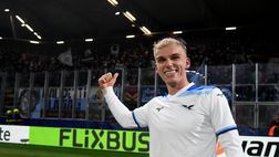 Lazio, Isaksen e la foto sotto il settore ospiti: l’esultanza social del danese