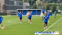 VIDEO FCIN1908 / Champions, vigilia di Inter-Stella Rossa: la rifinitura dei nerazzurri