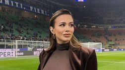 Diletta Leotta incanta San Siro col suo outfit: il vedo/non vedo infiamma il web