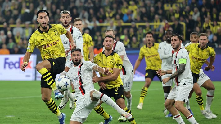 Borussia Dortmund-Milan Champions League 2023-2024 Giroud
