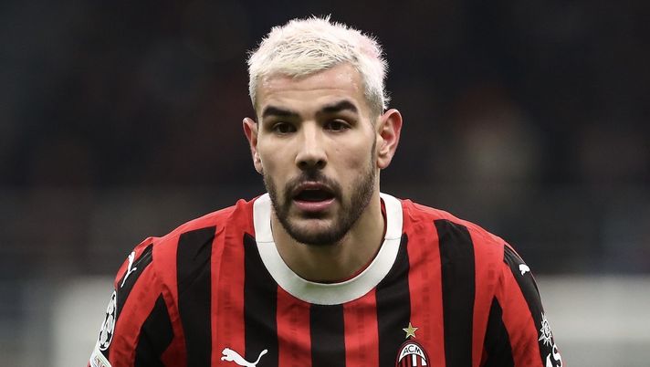 Theo Hernández AC Milan Milan-Feyenoord 1-1 Champions League 2024-2025