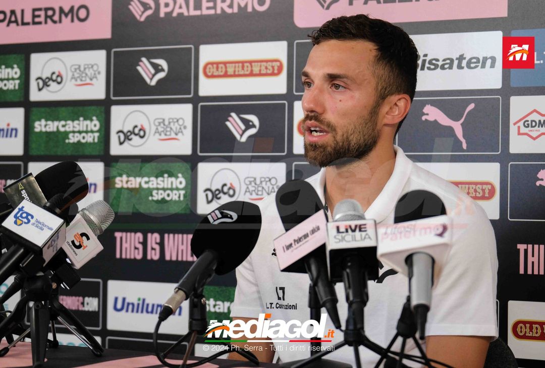 FOTO PALERMO, Federico Di Francesco in conferenza stampa (Gallery) - immagine 11