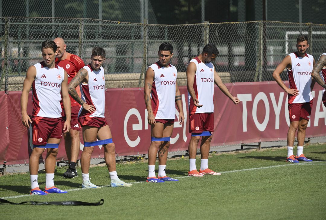 Roma al lavoro a Trigoria: c’è Soulé – FOTO GALLERY - immagine 10