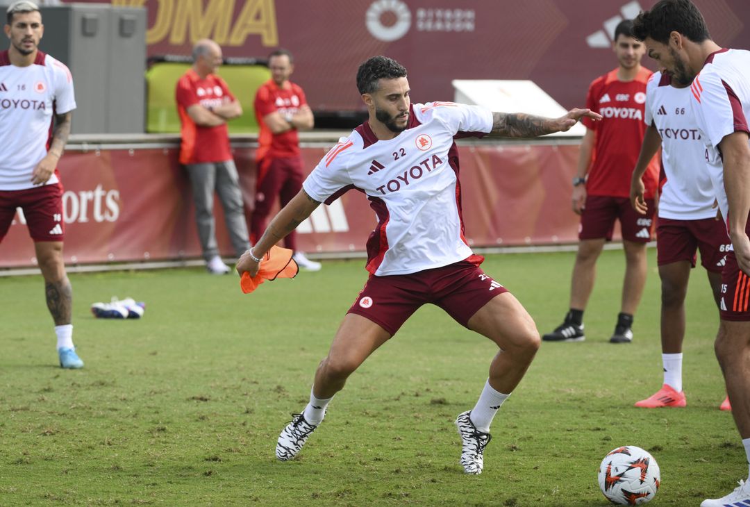 Roma, l’allenamento di oggi in vista dell’Athletic Bilbao – FOTO GALLERY - immagine 30