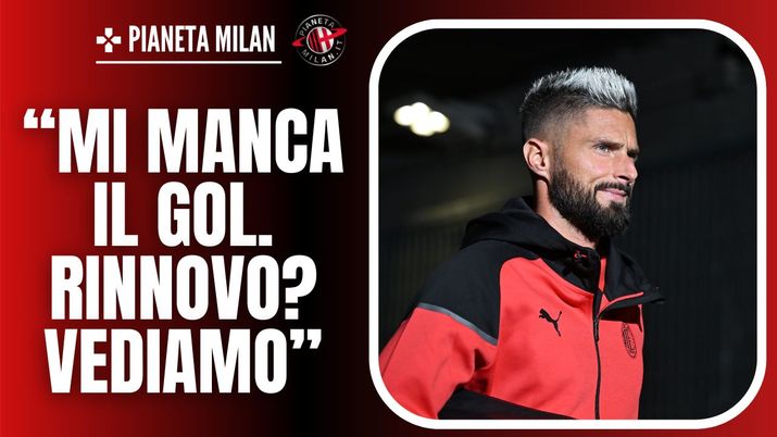 Olivier Giroud AC Milan Milan-Newcastle 0-0 Champions League 2023-2024