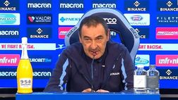 VIDEO / Sarri: “Formazione decisa? No, altrimenti domani che ca**o faccio?”