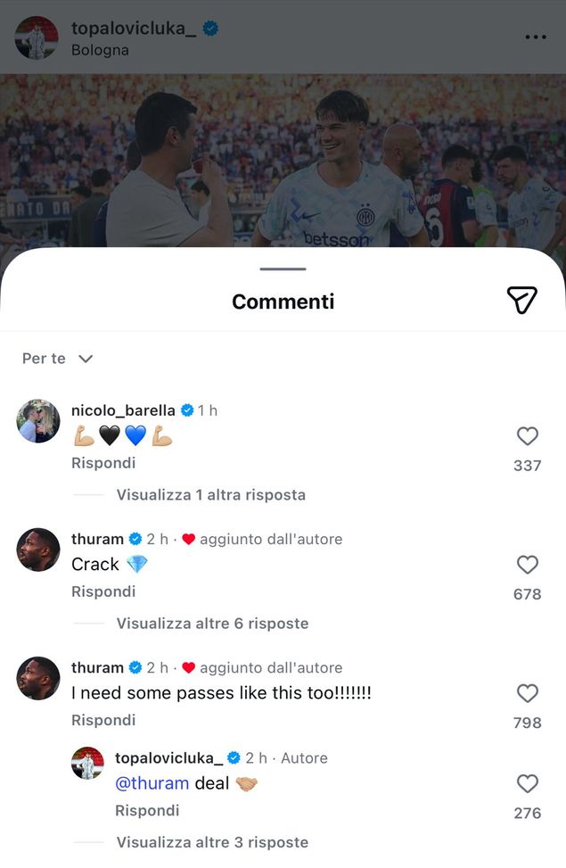 Thuram, messaggio a Topalovic che sa di investitura: “Ho bisogno di…”- immagine 2