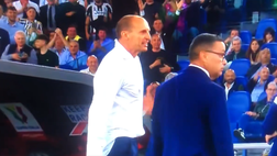 Allegri perde le staffe dopo l’espulsione durante la finale di Coppa Italia