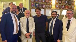 Napoli, termina la prima cena tra Conte e De Laurentiis: mercoledì firma e ufficialità