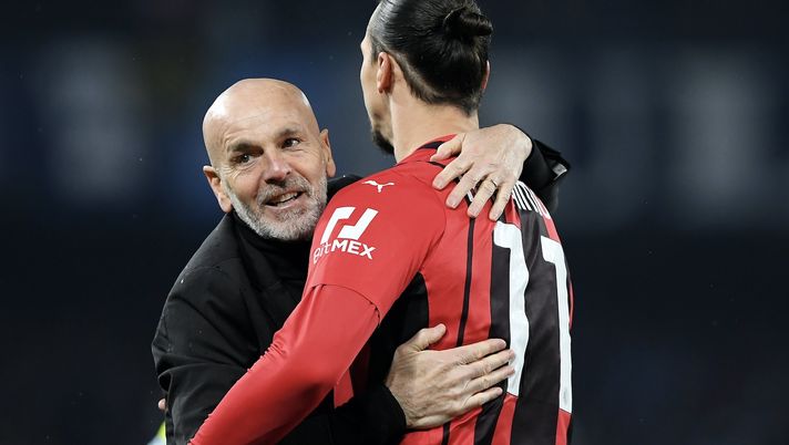 Pioli Ibrahimovic AC Milan Napoli-Milan 0-1 Serie A 2021-2022